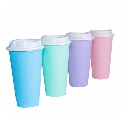 Vaso Termico Starbucks Eco Pastel Bpa Free Oferta Pack X5