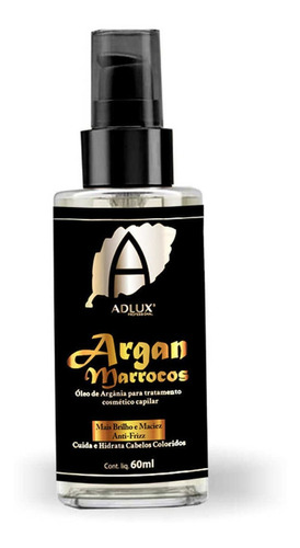 Oleo De Argan Marrocos 60ml Adlux