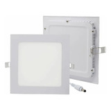 Plafón Led 18w Embutido Cuadrado 6500- 3500 Luz