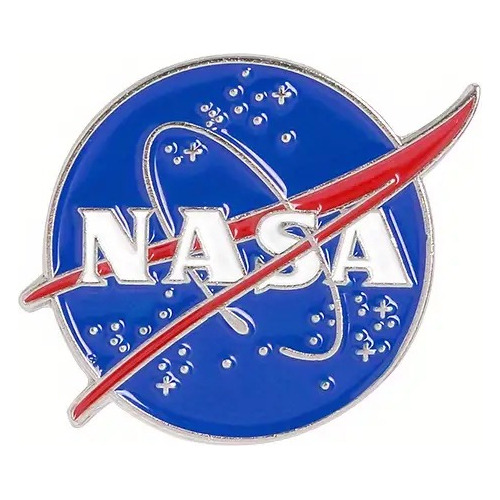 Pin Broche Metálico Espacial Insignia Oficial Nasa
