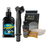 Kit Lubricante Cadenas + Cepillo + Desengrasante