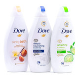 Dove Body Wash Variety Pack- Shea Butter With Warm Vanilla,
