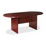 Mesa De Conferencia Lorell Oval, Superior Y Base, 72 Por 36