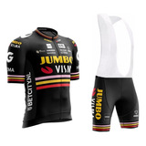 Uniforme Ciclismo Jumbo E Esp Jersey Short Bib Bici Ruta Mtb