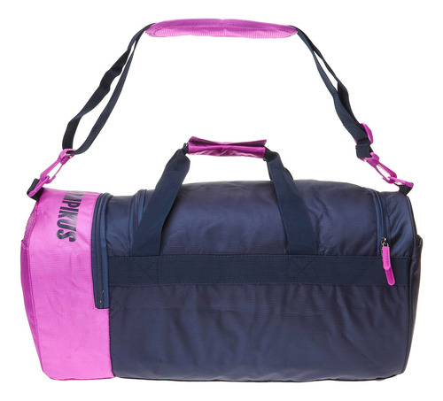 Mala Masculina E Feminina Gym Bag Sm Olympikus Super Nova Cor Marinho/dalia Desenho Do Tecido Liso