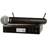 Microfono Shure Inalambrico Blx24r B58 Blx Color Negro