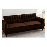 Sofa Cama Ninatzin Chocolate Pieza Salas Mueble Sofas Sillon