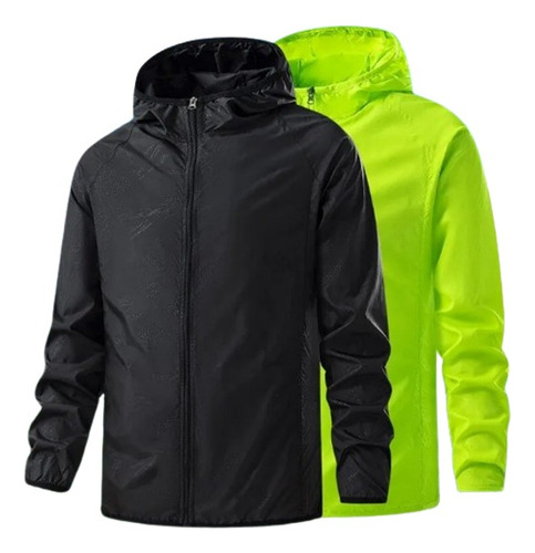 Chamarra Impermeable Rompevientos Ciclismo Senderismo Unisex