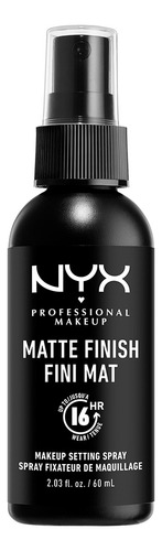 Nyx Spray Fijador De Maquillaje Larga Duración Mate 60ml