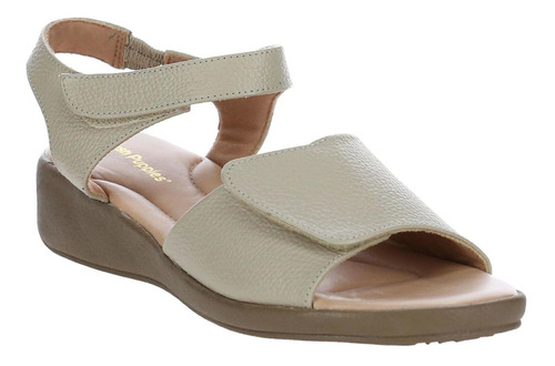 Sandalia Cuero Raisin Taupe Hush Puppies