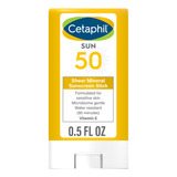 Protetor Solar Cetaphil Sheer Mineral Stick Spf 50 3g