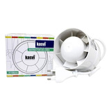 Kit Indoor Extractor 100mm Kasvi + Ducto Inson 10m 127mm