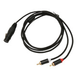 Divisor En Y Silencioso De Xlr Hembra A Doble Cable De Baja