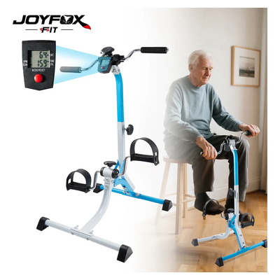 Mini Bicicleta De Ejercicio Joyfox Fit Azul Y Blanca | Envío gratis