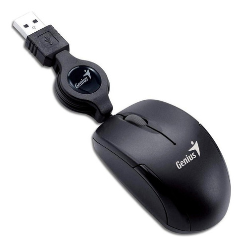 Mini Mouse Genius Microtraveler Retractil V2 Usb Pc Notebook