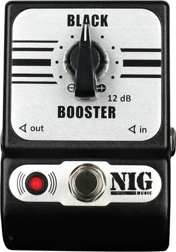 Pedal De Guitarra Nig Pbb Black Booster