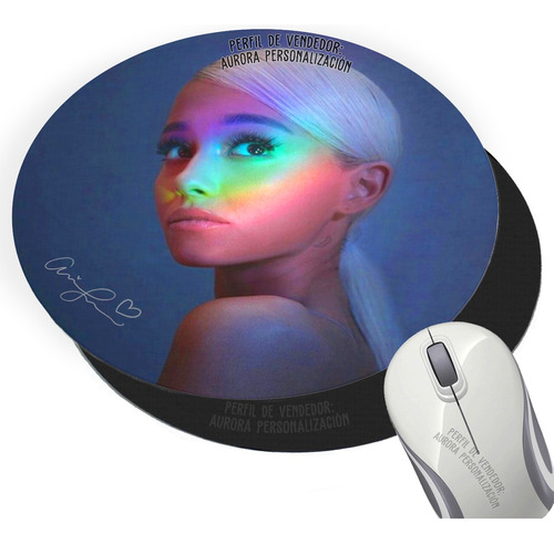 Pad Mouse Estampado Ariana Grande Cantante 003
