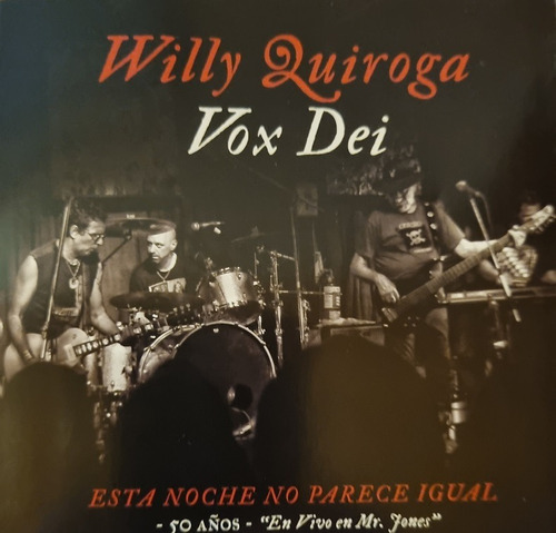 Vox Dei / Willy Quiroga  En Vivo En Mr Jones  Cd Nuevo