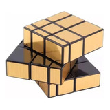 Juguete Cubo Rubik 3x3 Dorado Mágico Juego Didáctico