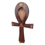 Cruz De Ankh 60 Cms Madera Roble Decoracion Proteccion