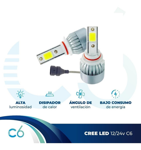 Kit Cree Led C6 H1 H4 H7 H11 9006 6ta Generacion