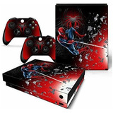 Skin X Console X1 Etiqueta Pegatina Superhéroe + 2 Controlle