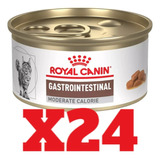 24 Latas Royal Gastrointestinal Moderate Calorie Gato 85g