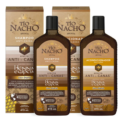 Tio Nacho Combo Anti Canas Shampoo Y Acondicionador 415ml | Envío gratis