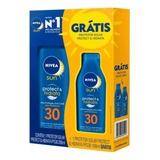 Kit Protetor Solar Fps 30 Nivea 200ml Grátis Fps 30 100ml