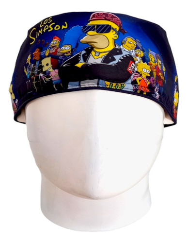 Gorro Quirúrgico Hombre + Lanyard Personajes Simpson