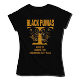 Camiseta Estampada Dtf Dama Black Pumas Bogotá 2024