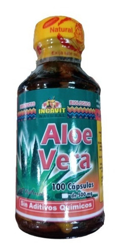Aloe Vera 100 Capsulas 500 Mg