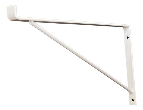 Suporte Prateleira Vidro 30cm Branco Sv 30x15 Eb - 6 Pçs