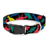 Collar Para Perros Con Dinosaurios - 1  - Talla Mediana