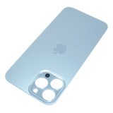 Refaccion Tapa Trasera Azul Cristal Para iPhone 13 Pro Max