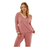 Pijama Remera + Pantalon C/p Chiara Sol Y Oro 70119sy