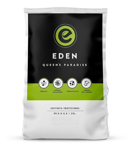 Sustrato Profesional Eden 25lts Tierra Fértil Cultivo