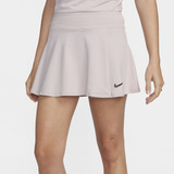 Falda Para Tenis De Mujer Nikecourt Dri-fit Victory Rosa