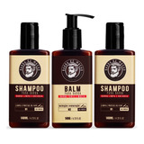 Produto Para Barba 2 Shampoo 1 Balm Barba De Macho Exclusivo