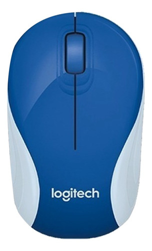 Mouse Mini Inalámbrico Logitech M187 Azul