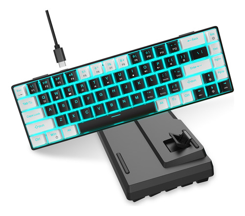 Teclado Teclado V800 Keycaps Hxsj Cable Desmontable