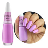 Esmalte Impala Dádiva Lilás Lavanda Cores Da Sua Moda