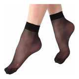 Pack 10 Calcetines Medias Pantys Cortas Mujer Beige Y Negro