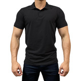 Camisa Gola Polo Slim Fit Masculina Lisa C/ Elastano Premium