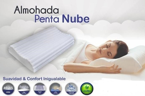 Funda + Almohada Espuma Penta Cervical 65x40 Cms + Forro 