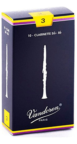 10 Cañas Vandoren Para Clarinete Sib 3 Cr1030