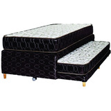 Colchon + Sommier Carro Cama Duo Kavanag 90x200 + Almohadas