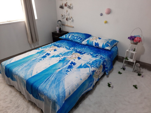 Juego De Sabanas - Cama Sencilla 100 X 190 X 25 - Frozen