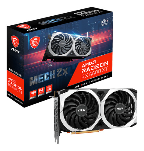 Tarjeta Gráfica Rx 6600 Xt (msi) 8gb Mech 2