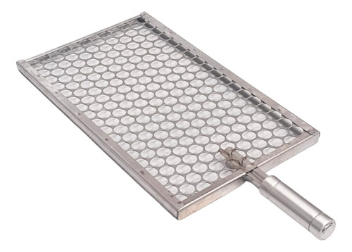 Grelha Moeda Inox Para Grill Churrasqueira Curto 46cm